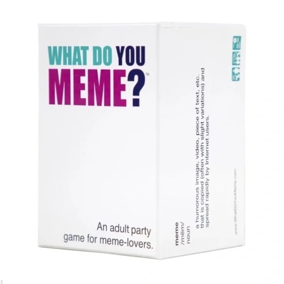 Party Game Adults Unisex WHAT DO YOU MEME? Card Fun 2019 - Picture 1 of 14